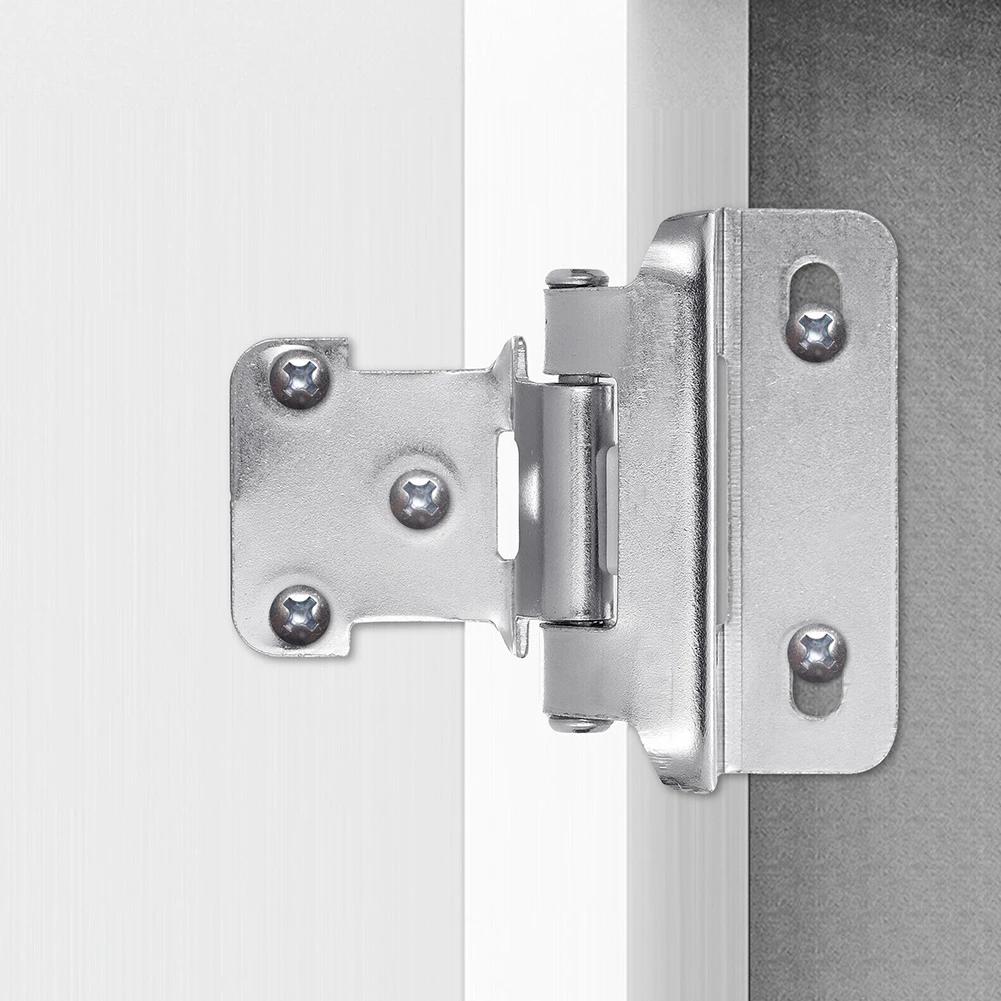 1/2-дюймовая самозакрывающаяся пружинная петля кухонные петли мебельная фурнитура полускрытая накладка самозакрывающиеся петли