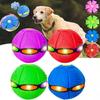 Dog Toys Flying UFO Morph Ball Outdoor Interactive Training Pet Toys Fun Throwing Bouncy Balls Decompression Dog Accessories