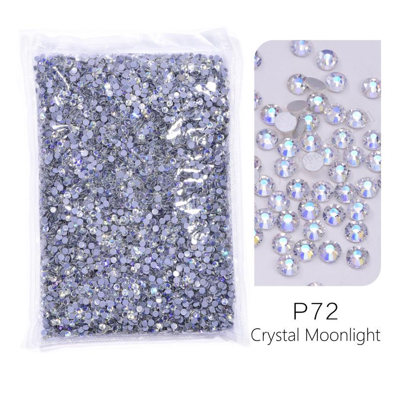 Крупная упаковка Единообразная имитация стекла Австрийский горячий бриллиант, Дно с термоклеем Сделай сам Одежда Обувь и Головные уборы Ювелирные изделия Стразы