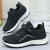 Shoes Men's Middle-aged and Elderly Walking Shoes Soft Sole Comfortable Sports Shoes Versatile Couple Dad Shoes Velcro Casual Shoes