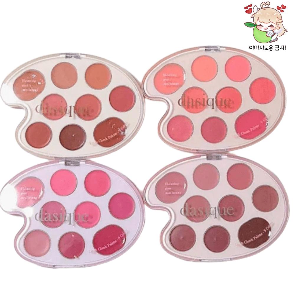 Daisyk Mood Painting Lip and Cheek Palette, 1 Piece, 01 Warm Coloring