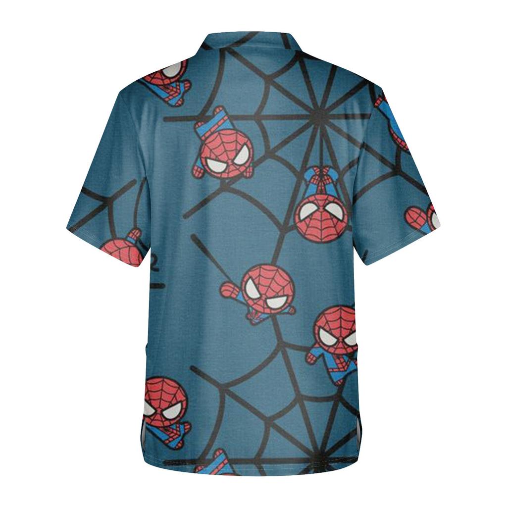 Мужской топ с коротким рукавом и V-образным вырезом с принтом нагрудного кармана