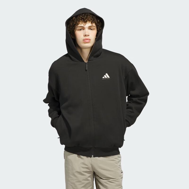adidas Унисекс Вязаная куртка с капюшоном для баскетбола ADI BB FZ KB3064