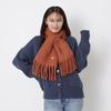 Шарф-снуд PAUL & JOE ACCESSOIRES Volume Scarf, Смесь шерсти, Однотонный, 52168, Терракотовый