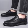 Fashion Comfortable Breathable Driving Shoes New Lightweight Penny Flats Handmade Men's Leather Loafers Casual Slip-On Walking Shoes