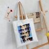 Anime Attack On Titan Fashion Punk Shopper Bag Harajuku Large Capacity Gothic Teenager Tote Bag Vintage Casual Women Canvas Bag