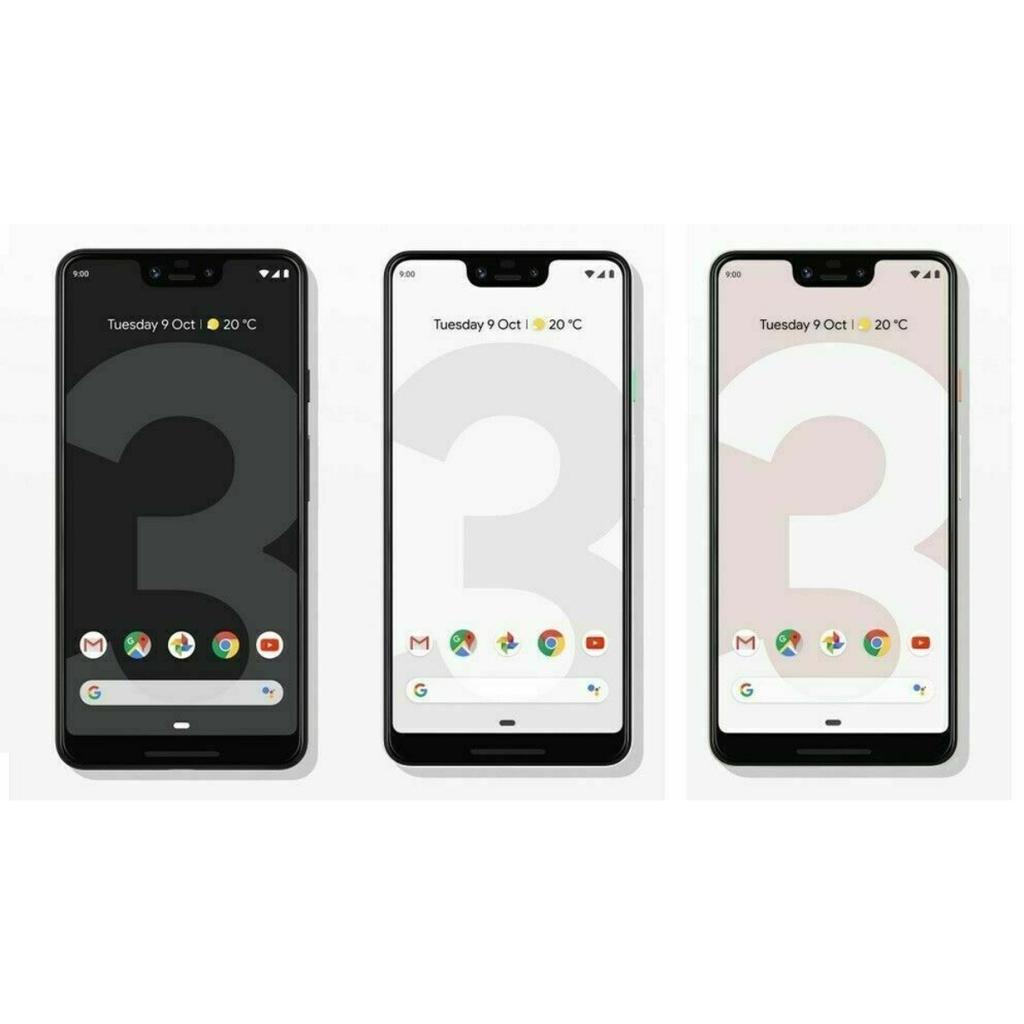 Восстановленный Google Pixel 3 XL Оригинальный 4 ГБ ОЗУ 64/128 ГБ ПЗУ Разблокированный Смартфон 3430 мАч LTE