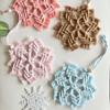 Bohemian Cotton Rope Home Fun Decoration Knitted Snowflake Pendant