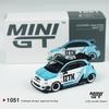 1:64 Abarth 595 LB-WORKS x Abas Works IZTK MGT литой автомобиль Модель 1051