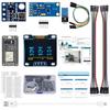 ESP8266 Weather Instrument Kit Weather Station,DHT-11 BMP-180 BH1750 Sensor NodeMCU 0.96'' OLED Board for Arduino IoT Starter