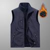 Double Sided Velvet Vest Outdoor Quick Drying Men's Thin Workwear with Shoulder Vest