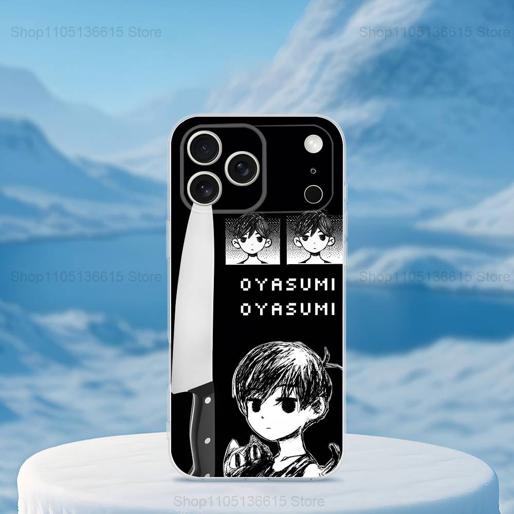 E-Emotion O-Omori Игра Для iPhone 12, Mini, 16, X, 17, Plus, 11, Max, 13, XR, 15, Pro, 14, SE, XS, Прозрачный Мягкий Чехол
