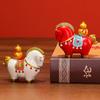 Creative Transfer Zodiac Horse Back Lucky Bag Ingot Can Be Rotated Home Decoration Office Desktop Decoration