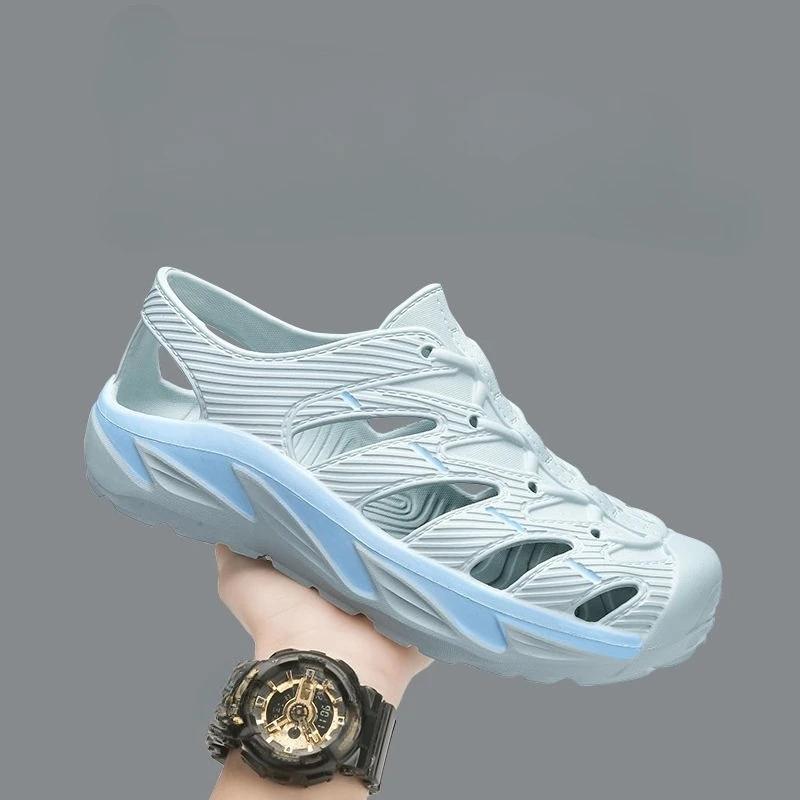 Мода Платформа Мужская Обувь Высота Пляж Дышащая Распродажа Открытый Воздух Удобный Взрослый по Акции Открытый Носок Повседневные Мужские Сандалии