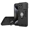 For Xiaomi 14T Pro Case Slide Camshield Kickstand PC+TPU Phone Cover