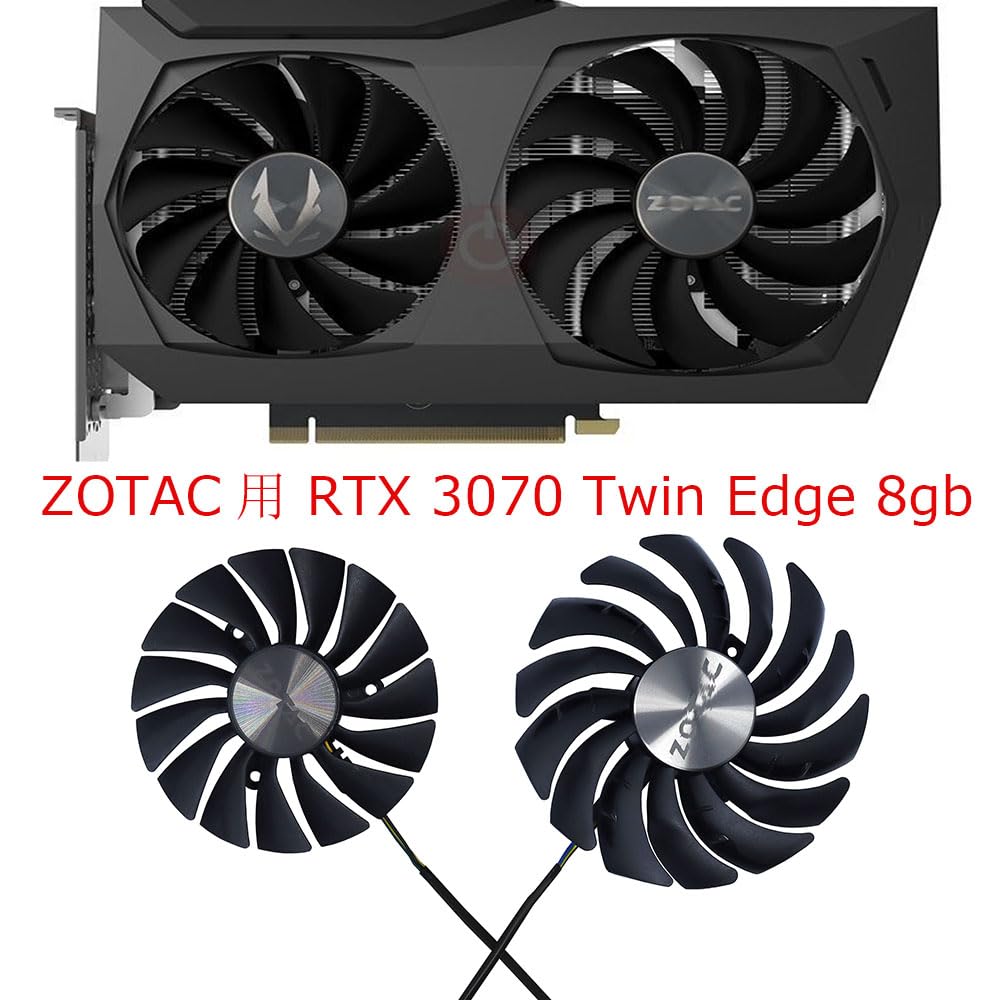 Общая замена DIY GPU охлаждения вентилятора платы вентилятора для ZOTAC GAMING RTX 3060Ti AMP 3070 White Edition заглушки кулера GAA8S2U кулер, GPU