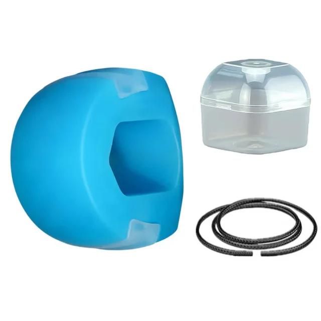 Jaw Exerciser Fitness Face Masseter Double Chin Remover Food Grade Silicone Ball Facial Muscles Trainer V Face Lifting Machine