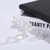 Modern Crystal Elephant Statue Cute Desktop Crystal Ornaments Baby Elephant Ornaments  Home