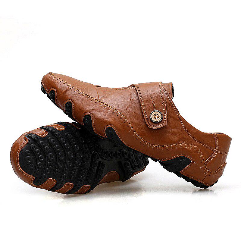 Мужская повседневная обувь, брендовая мужская обувь из натуральной кожи, мужские лоферы, мокасины, мужские туфли без шнуровки на плоской подошве, мужская обувь для вождения