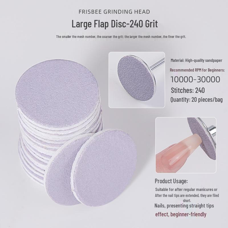 UFO Disc Grinding Head for Hollow Heart Manicure - Russian Pre-Treatment Nail Art Tool