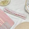 Portable Lightweight Tableware Storage Bag Snap Button Fixed Utensil Pouch  Student Use