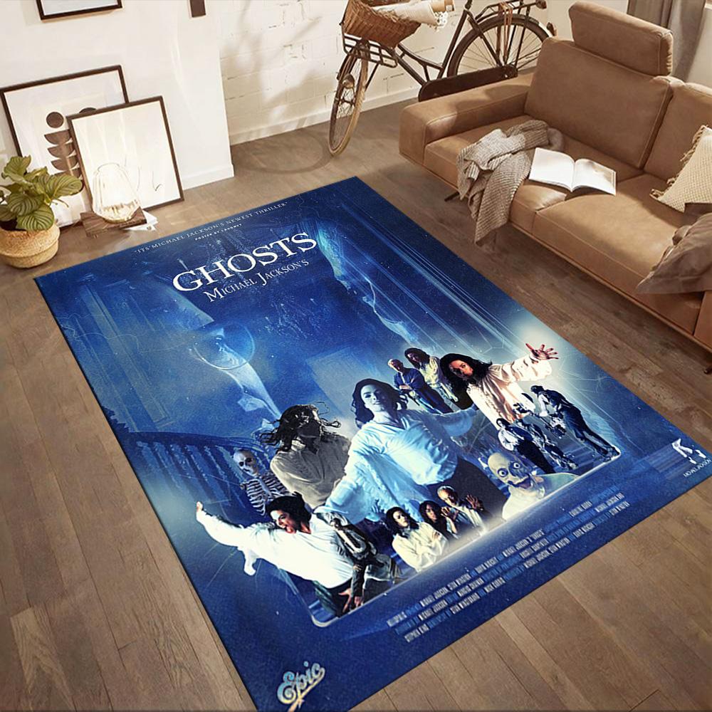 Michael Jackson 18 Floor Mat Design for Hallway Outdoor Game Room Entryway Anti-slip Rug Anime Office Decor Perfect Birthday/Christmas Gift Idea