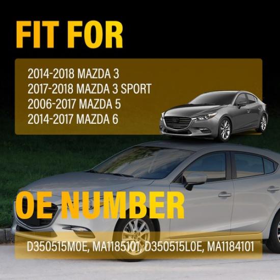 2 шт. Красные задние отражатели бампера Левый и Правый Для Mazda 3/5/6 2006-2018 MA1184101