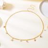 Gold Imitation Pearl Body Chain Shell Beads Belly Chain Fashion Starfish Waist Chain  Bikini