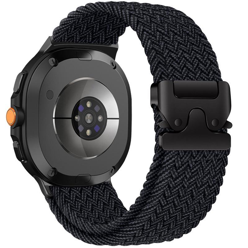 Парашютная пряжка Эластичный нейлоновый ремешок для Samsung Galaxy Watch 8 40/44 мм Ремешок для Galaxy 8 Classic 46 мм Спортивный Люксовый Браслет