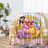 Princess Theme Printed Blanket - Perfect for Couch, Bed, Travel & Outdoor Use | Machine Washable, Cozy & Durable.