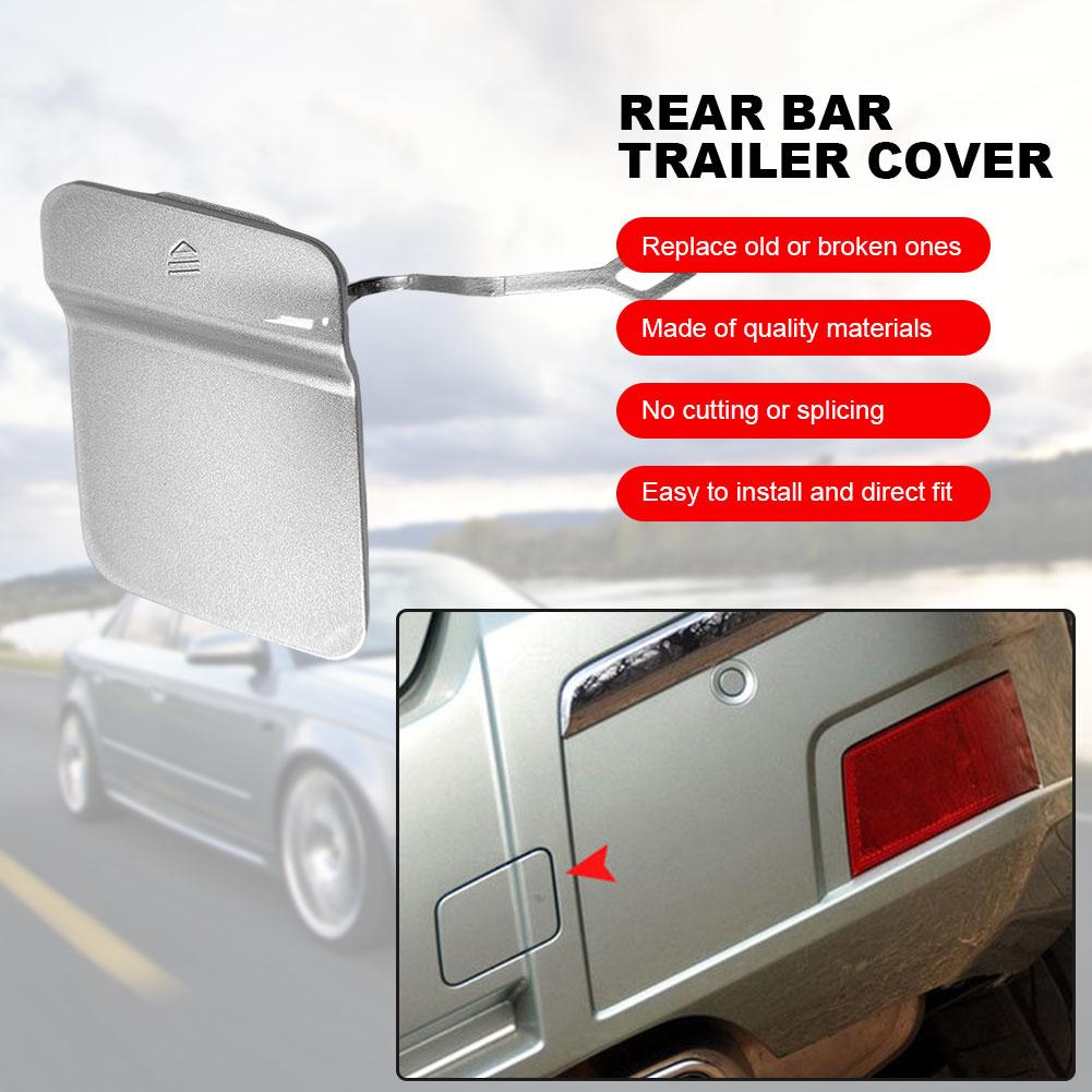 Крышка буксировочного крюка для заднего бампера автомобиля, крышка для прицепа, крышка для буксировочного кольца 2048853223 ABS, черный, серебристый, красный для Mercedes Benz GLK X204 2008-2012