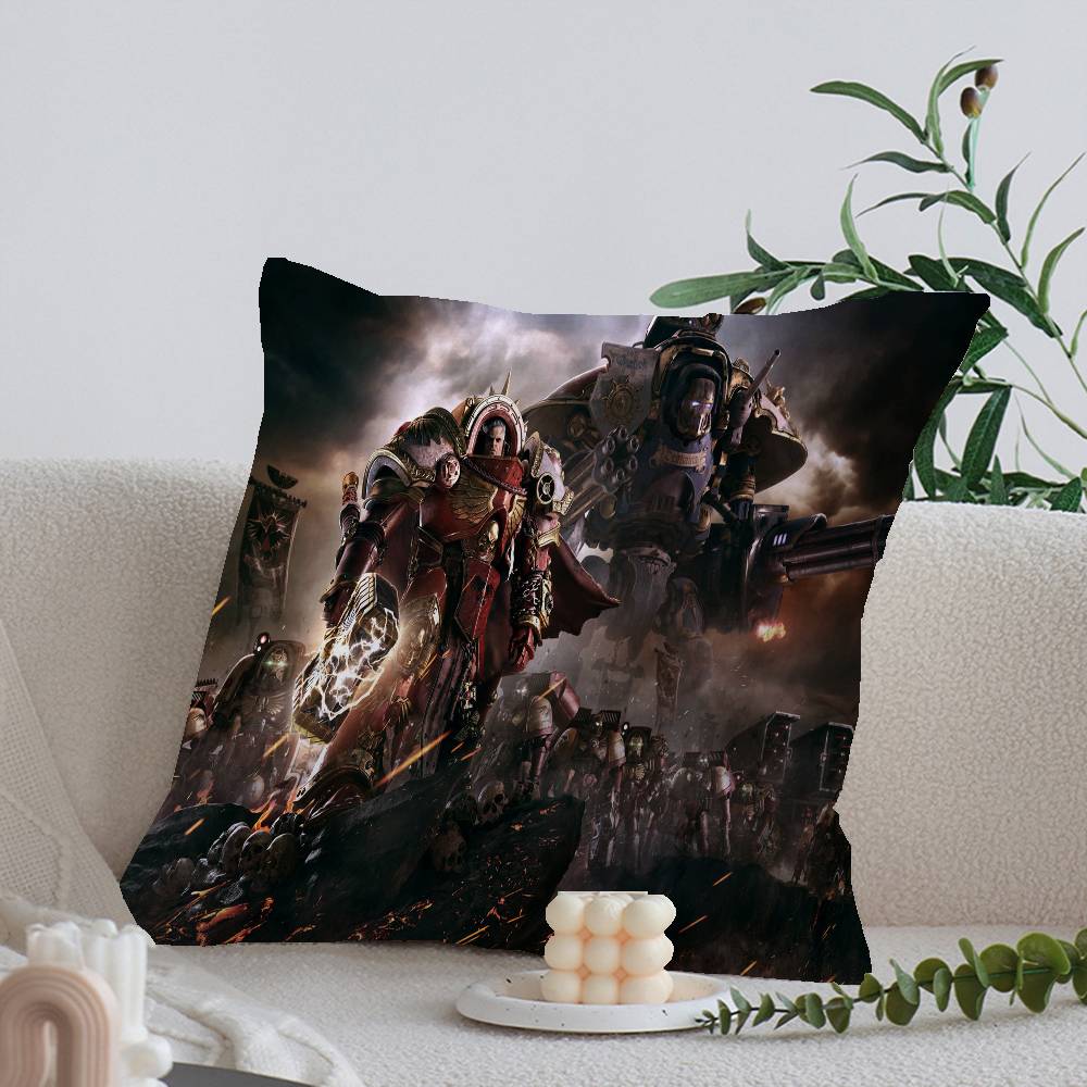 W-warha-mmers 40K Pillow Gift Home Office Decoration Bedroom Sofa Car Cushion Cover case 45x45