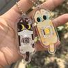 Брелок Игрушка-антистресс Дизайн Мультяшный Кот Портативный Брелок-подвеска с Механическими Кнопками Игрушка для Снятия Стресса Декомпрессии