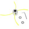 Universal Aluminum Trimmer Head With Four Trimmer Lines For Brush Cutter Grass Trimmer Head Replacement Tool Part