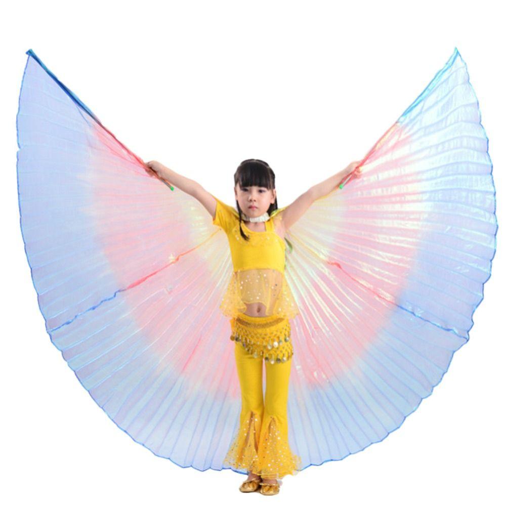 Танцевальные аксессуары Фестиваль Карнавал Крылья для танца живота Крылья Исиды Костюм для выступления с палками