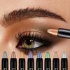 Vibrant Multicolor Eyeshadow Stick Long-Lasting Shimmery and Glittery Eye Makeup Easy-to-Apply Smudge-Proof and Waterproof Eye Shadow Pencil