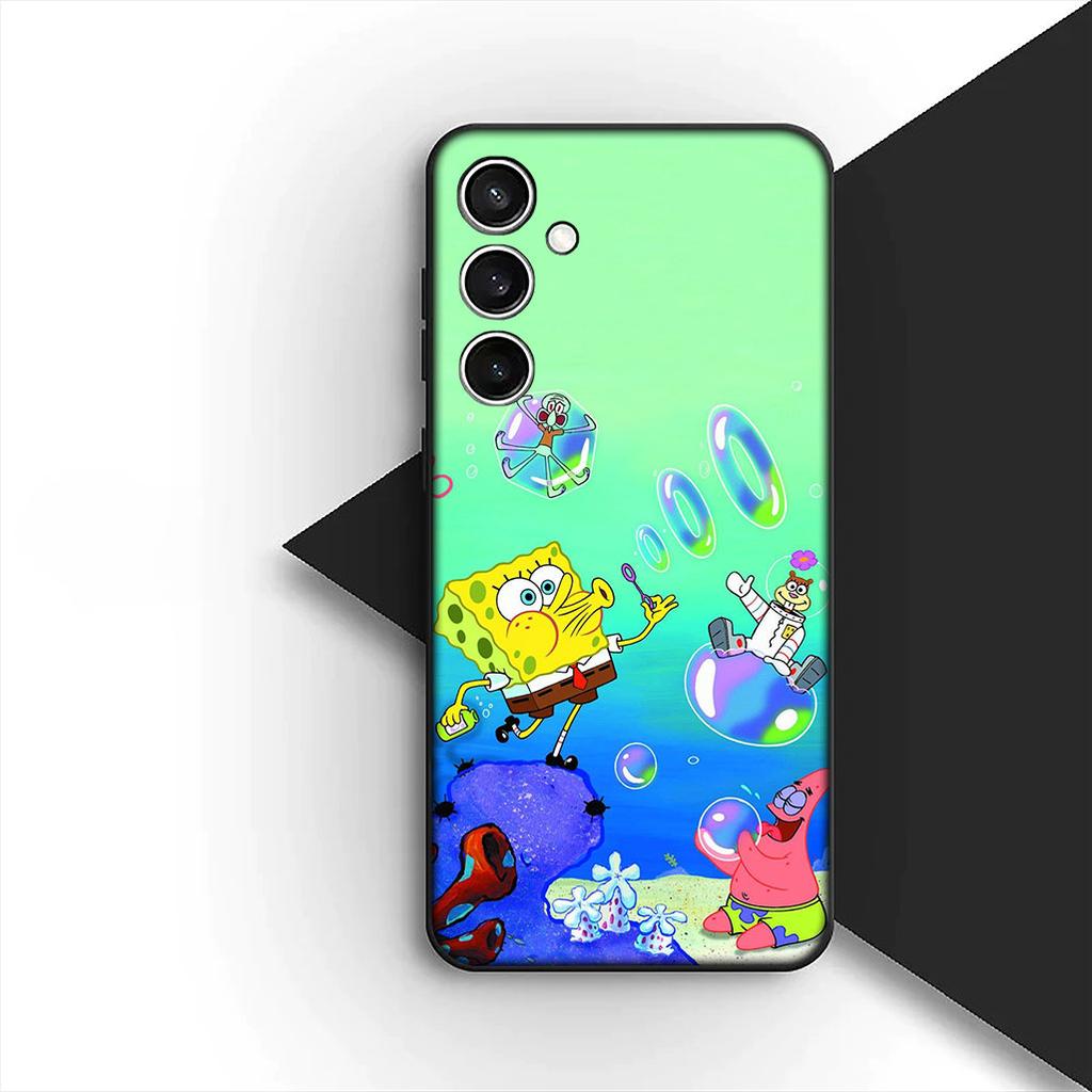 Cover for Samsung Galaxy S20 S22 S21 FE Ultra Plus A07 A17 A15 A16 A25 A57 A37 Phone Case S-SpongeBobs-Cute S-SquarePants-Poster