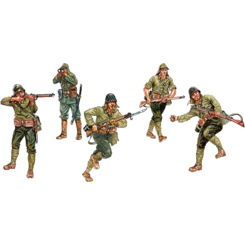 Platz Italeri 1/72 Japanese Army Infantry Plastic Model Kit IT6170