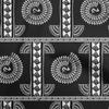 Cotton Flex Black Fabric Asian Floral Block Quilting Supplies Print Sewing Fabric by The Yard 40 Inch