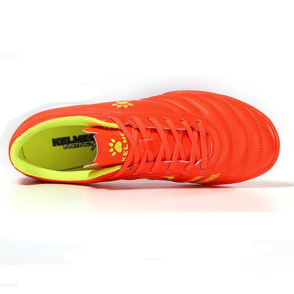 Kelme Children's TF Soccer Shoes, Unisex, Match Practice, Anti-Slip, Wear-Resistant, and Crack-Resistant