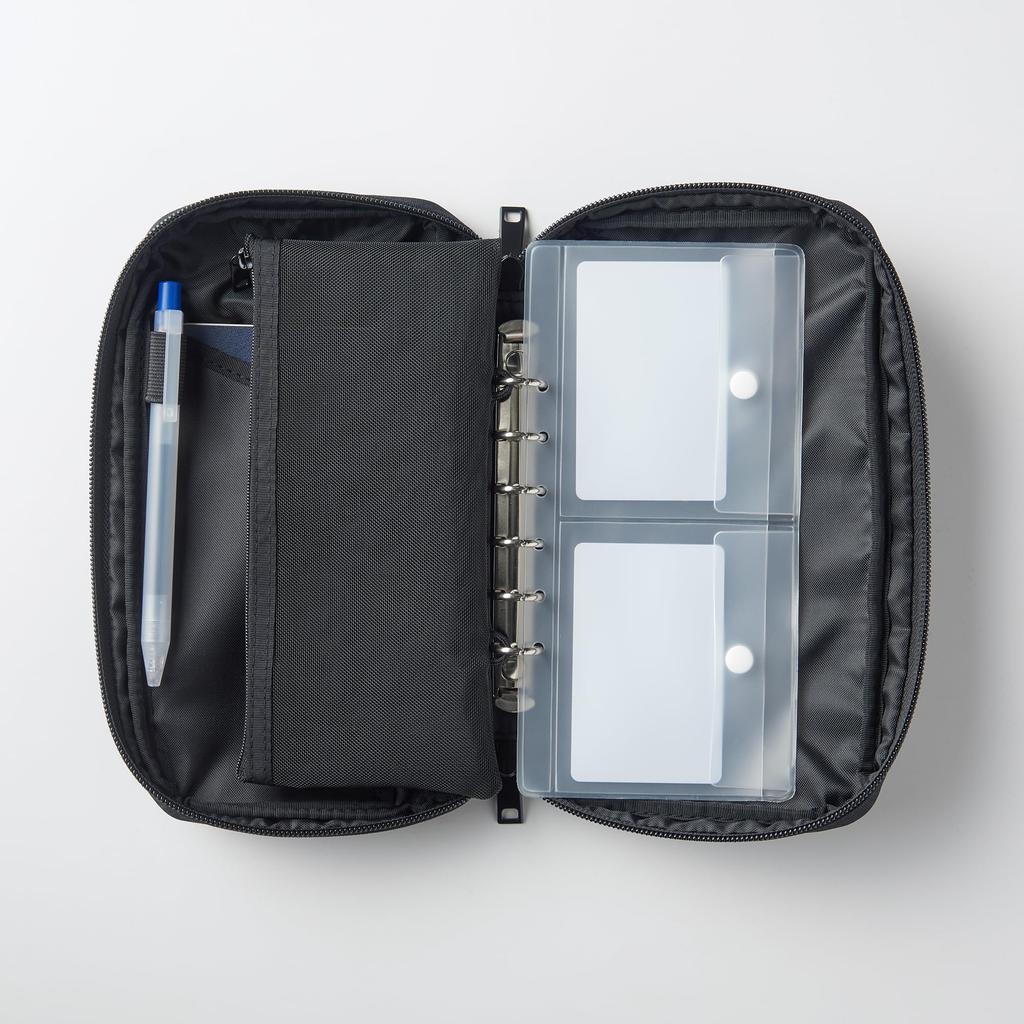 MUJI Кошелек для паспорта Прозрачный карман с 20 x 10 OHF43A0A Сменный блок, Разделитель, Прибл.. см,