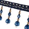 Lace Crystal Beads Accessories Tassels for Curtains European Decorative Hanging Table Edge Pendants in Stock