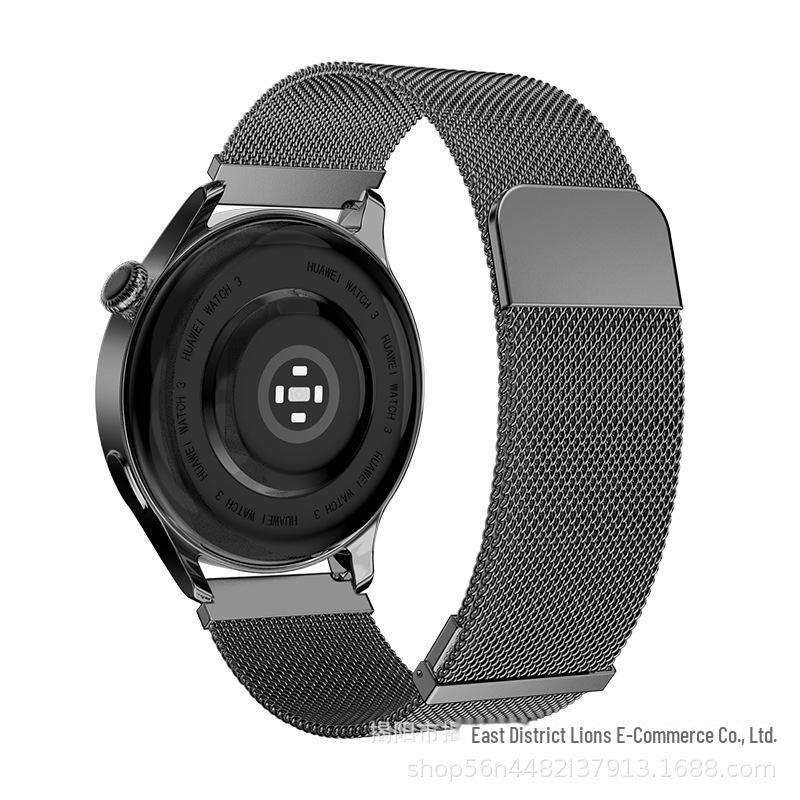 Совместимый двойной магнитный миланский металлический ремешок для Huawei Watch GT4/GT3 Pro