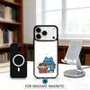 Чехол для телефона Fluffy-Cat B-Bugcat C-Capoo Магнитный Для iPhone17 16 15 14 13 12 Pro Max Для Magsafe Беспроводная зарядка Чехол