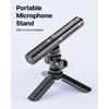 BOYA Magic Tripod Stand for Desktop Microphones with Non-Slip Rubber Feet, Foldable Desk Microphone Stand for Gaming, Podcasting, Meetings, and Chatti