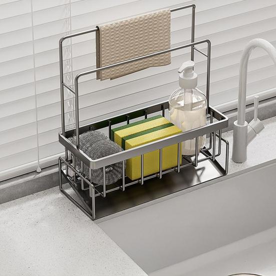 Кухонная мойка Caddy держатель губки большой емкости нержавеющая самоосушающаяся многоцелевая мыльница держатель сушилка