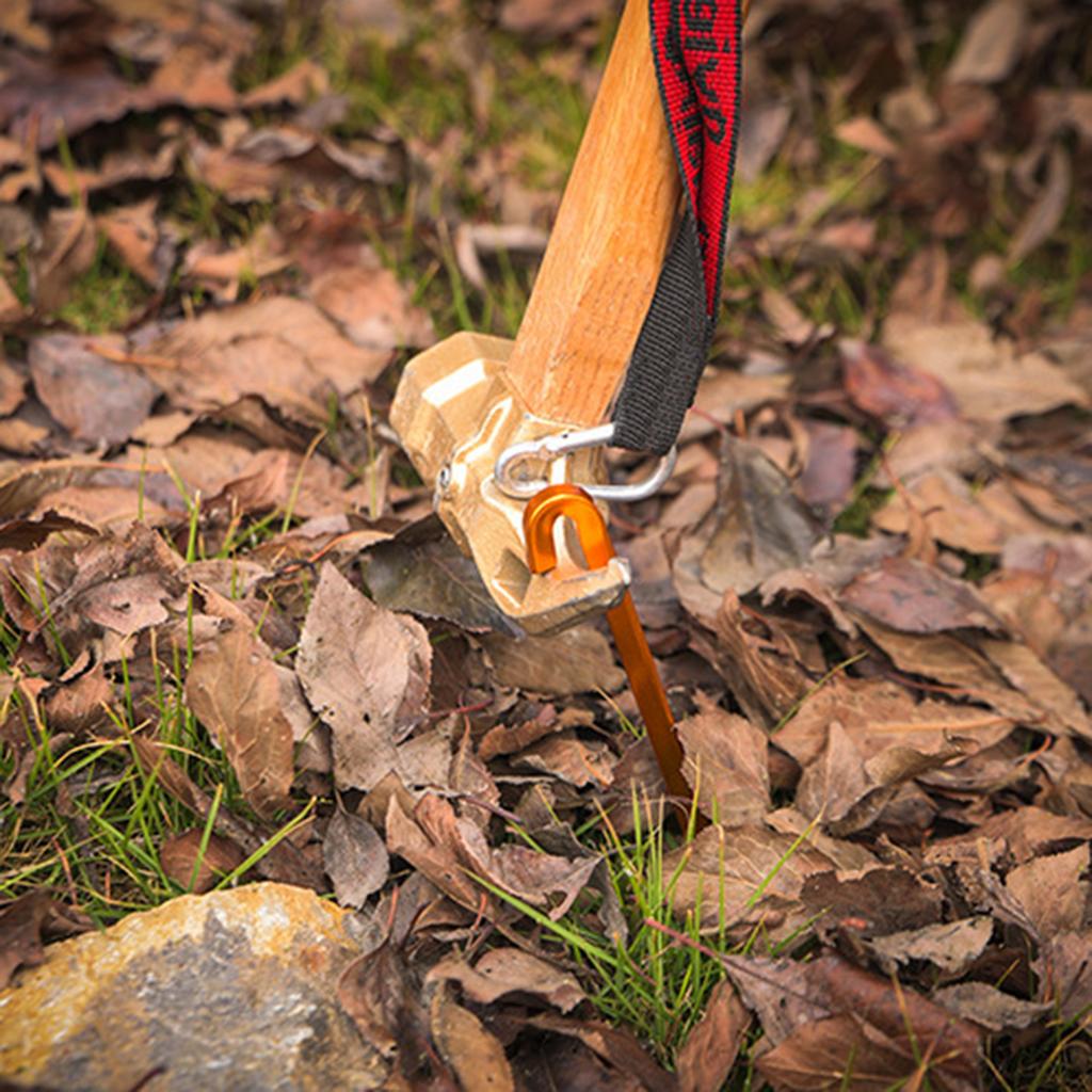 Aluminum Alloy Tent Stakes Heavy Duty Tarps Peg Camping Stakes Tent Peg Ground Peg for Outdoor Camping Canopy Tarps