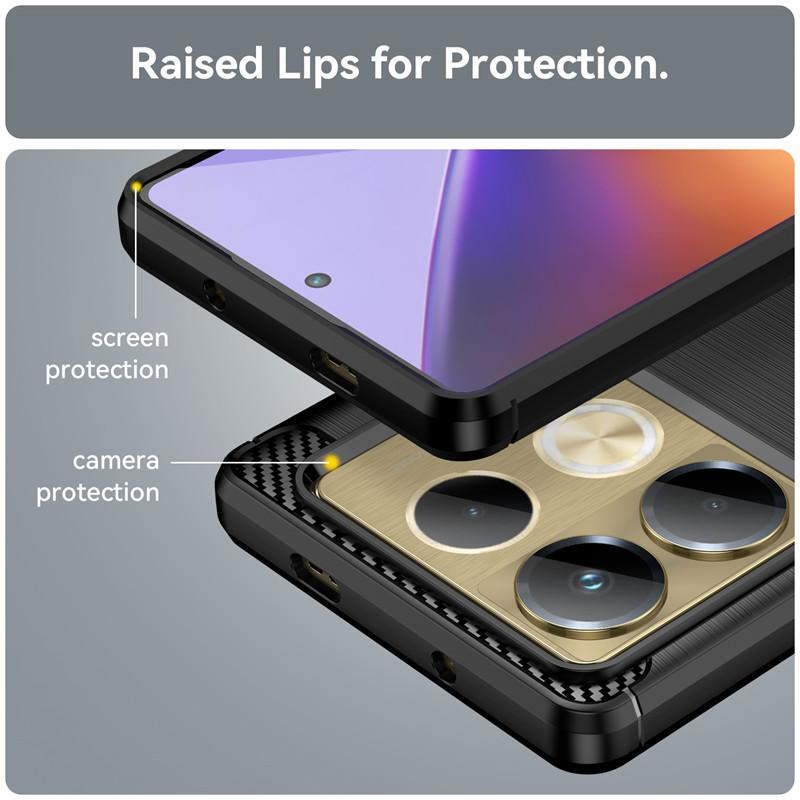 Для Funda infinix Note 40 Чехол infinix Note 40 Note 40 Pro Чехол Матовый противоударный защитный чехол для телефона TPU infinix Note 40