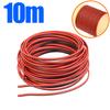 20 метров электрического провода из луженой меди ПВХ 22AWG в изоляции красный черный кабель 2PIN для одноцветной светодиодной ленты удлинительный провод