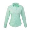 Premier Womens/Ladies Poplin Long-Sleeved Blouse